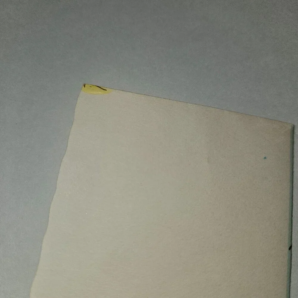 VTG Hello Best Wishes Embossed Greeting Card Scalloped Flowers NEVER USED